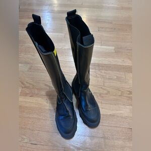 Ganni Black Knee-High Boots
